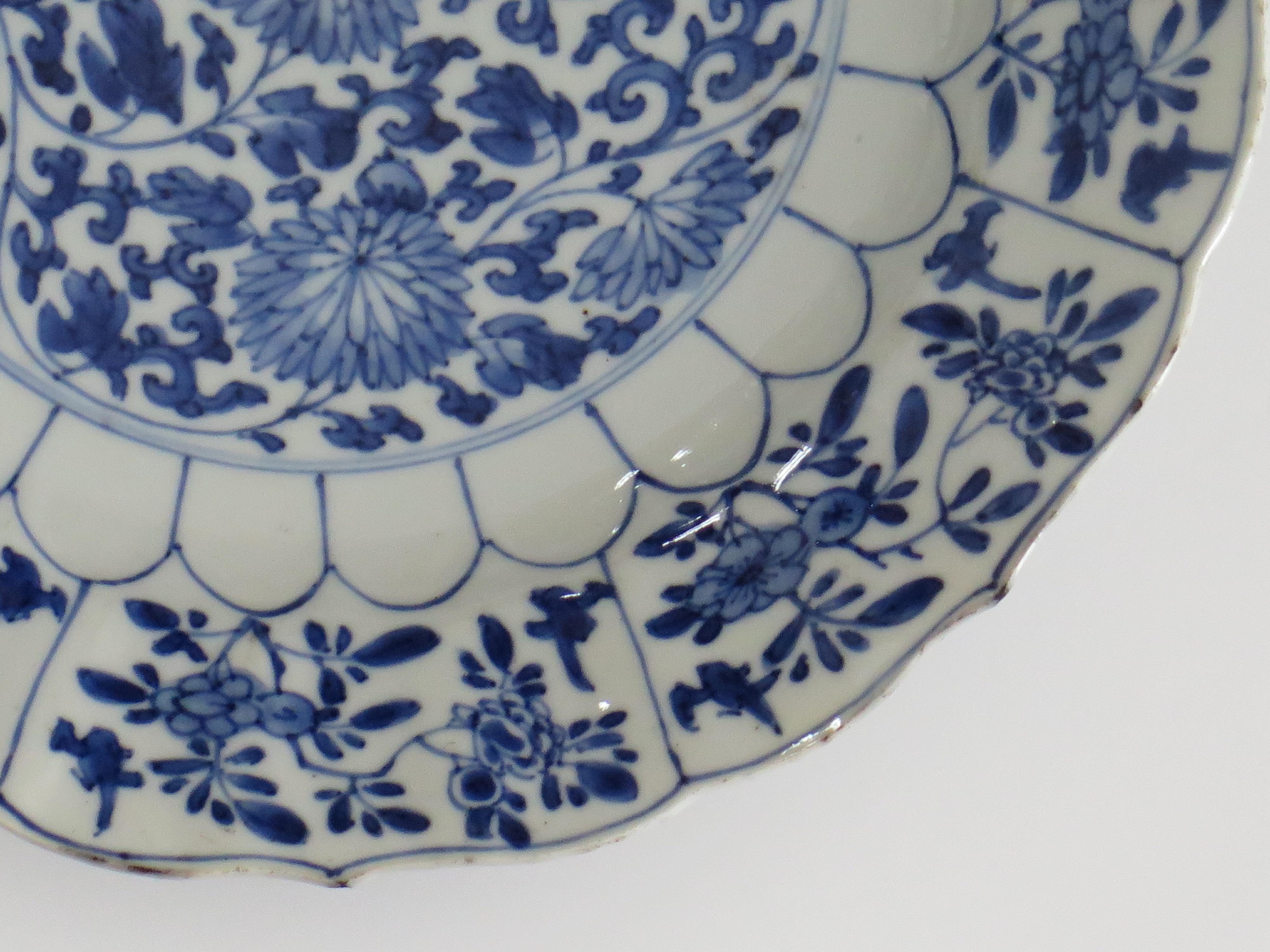 Chinese Qing Kangxi Plate Porcelain Blue & White Mark and Period PL5, circa 1680 2