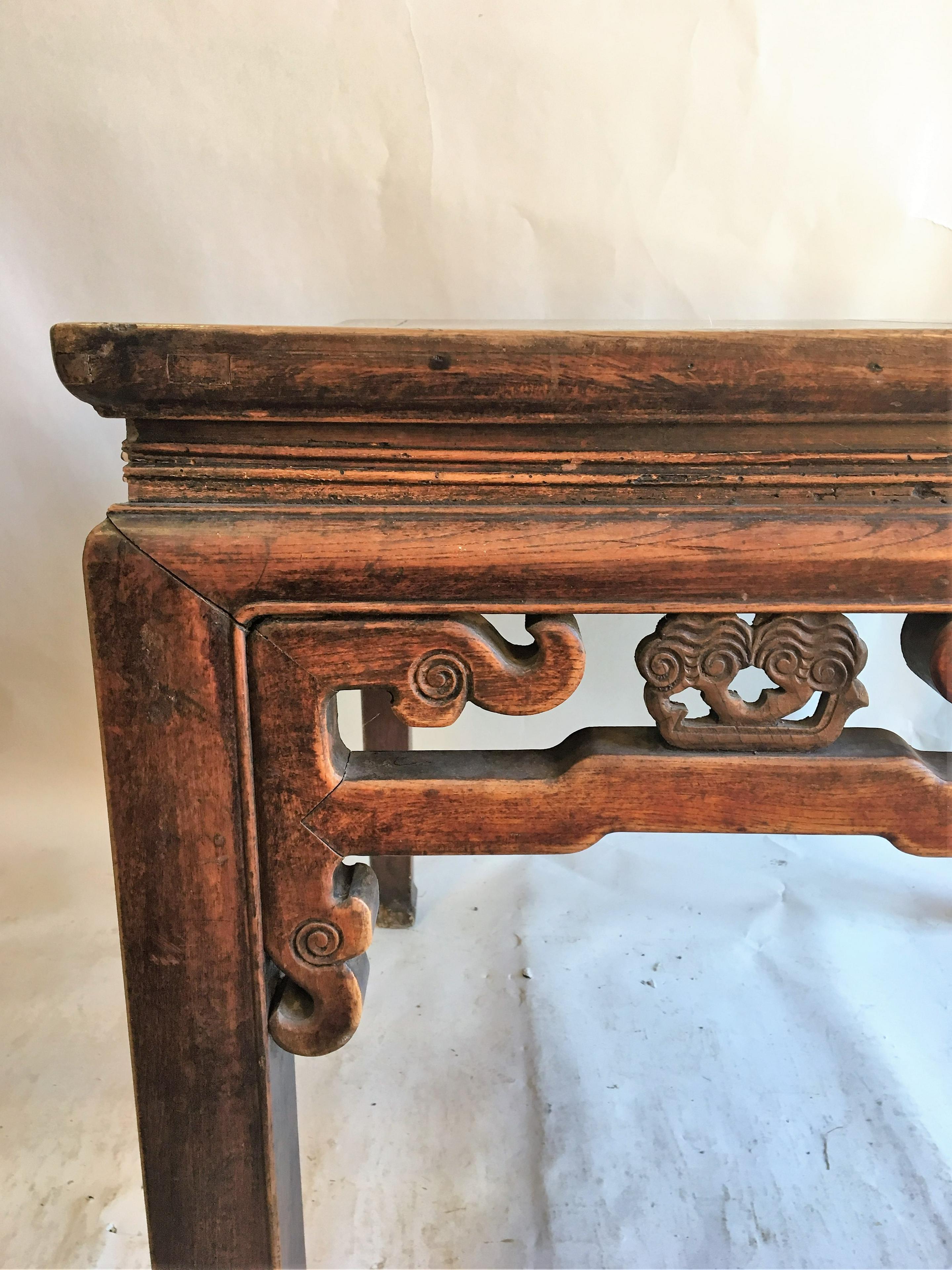 Chinese Qing Period Table In Good Condition In Doylestown, PA