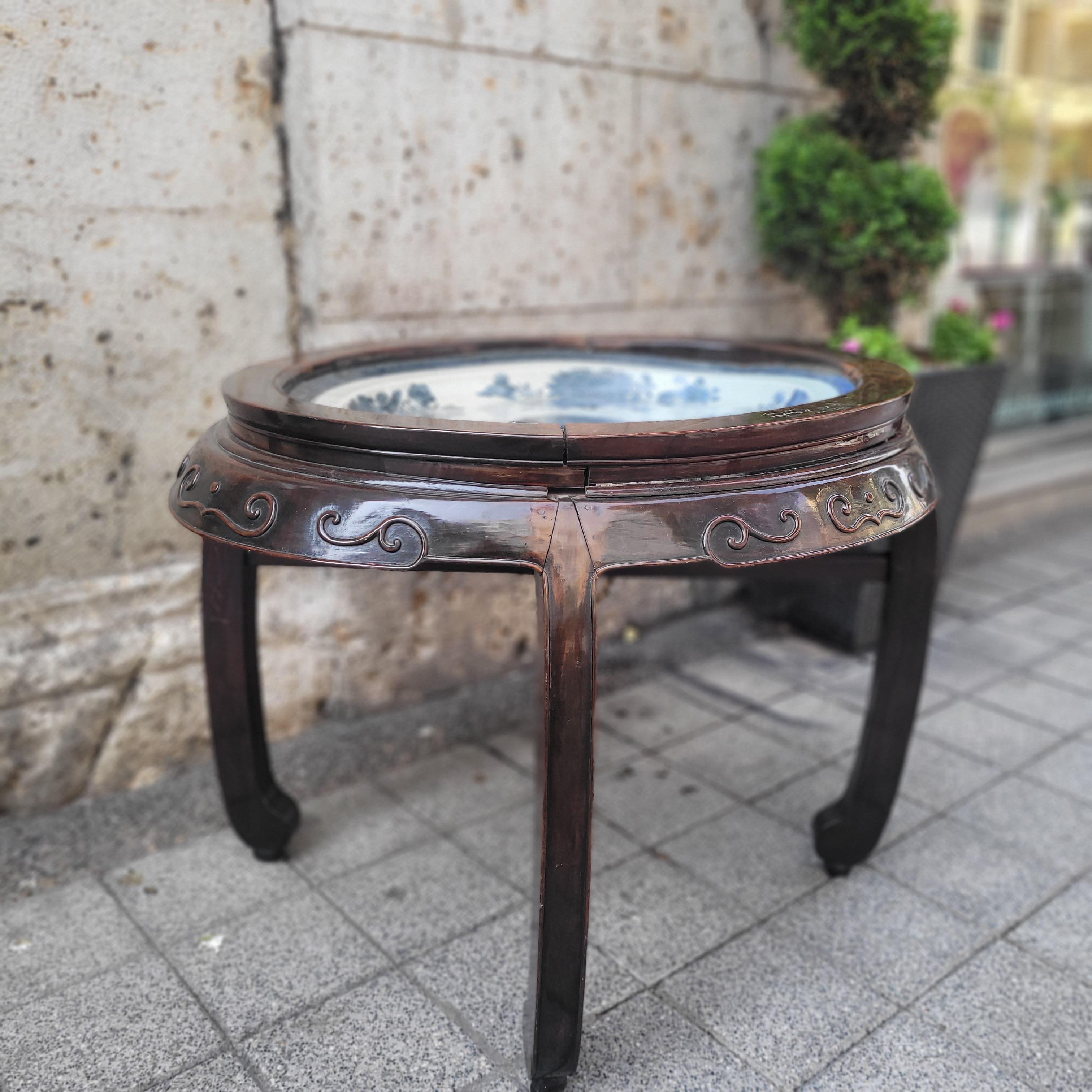 Chinese Qing porcelain plate, tray, Fitzhugh pattern, British East India Company en vente 10