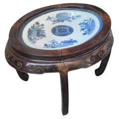Chinese Qing porcelain plate, tray, Fitzhugh pattern, British East India Company