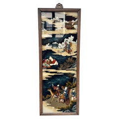 Chinese Qing Reverse-Painted Mirror from the Qing Dynasty