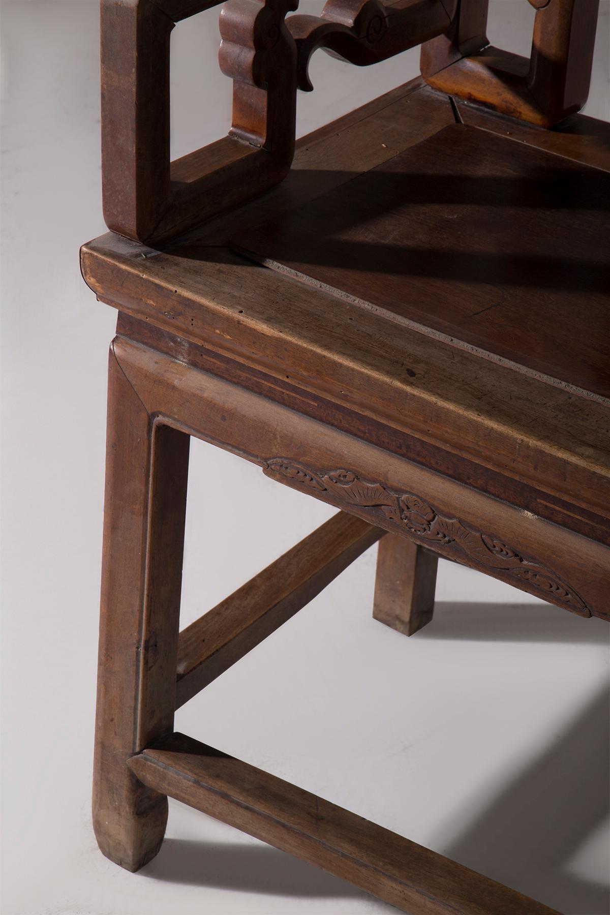 Chinese Qing style ceremonial chairs In condizioni discrete in vendita a Milano, IT