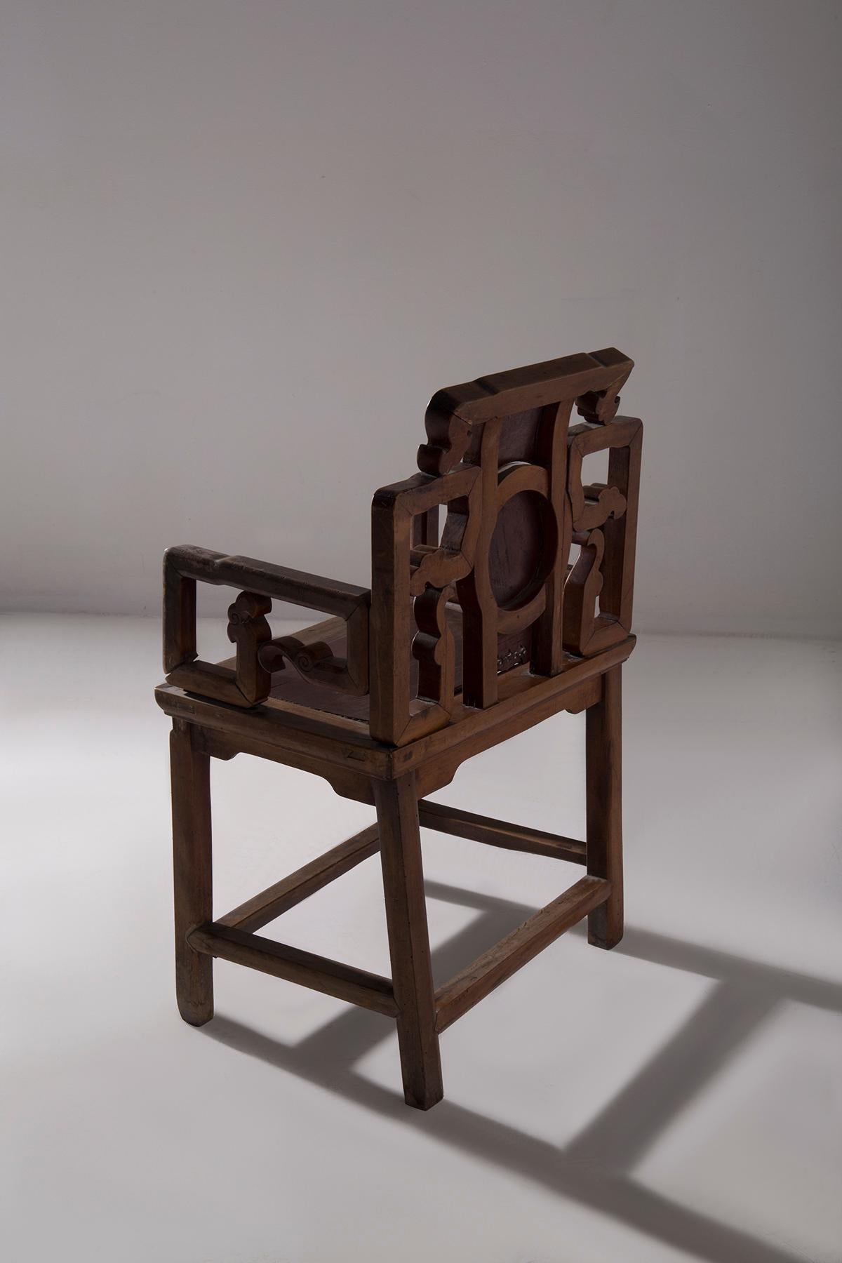 Chinese Qing style ceremonial chairs in vendita 2