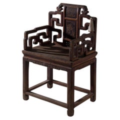 Chinese Qing style Rose Chair