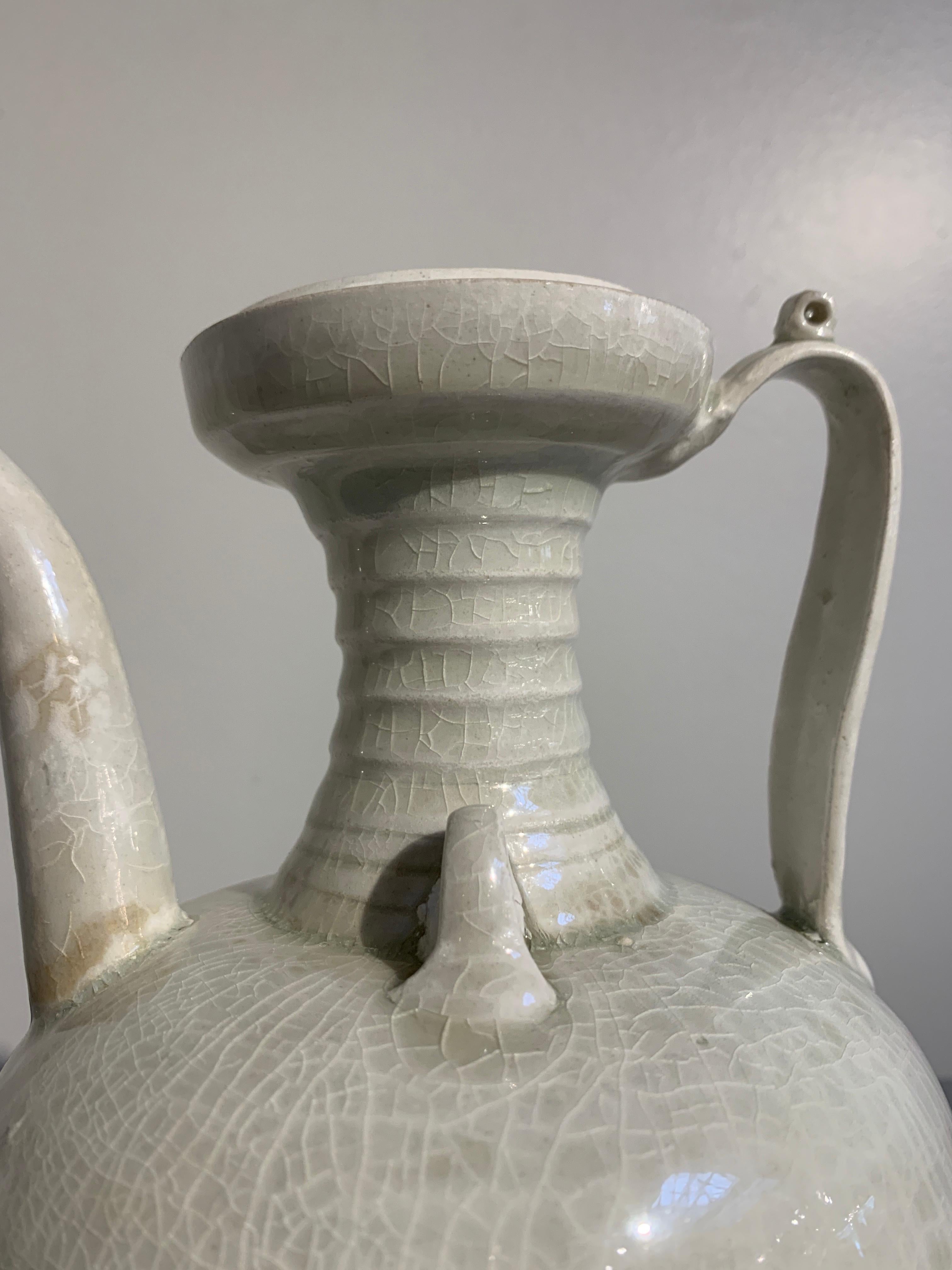 Chinese Qingbai Glazed Ewer, Southern Song Dynasty, 13th Century 4
