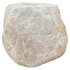 Chinese Raw Stone Mortar, c. 1900
