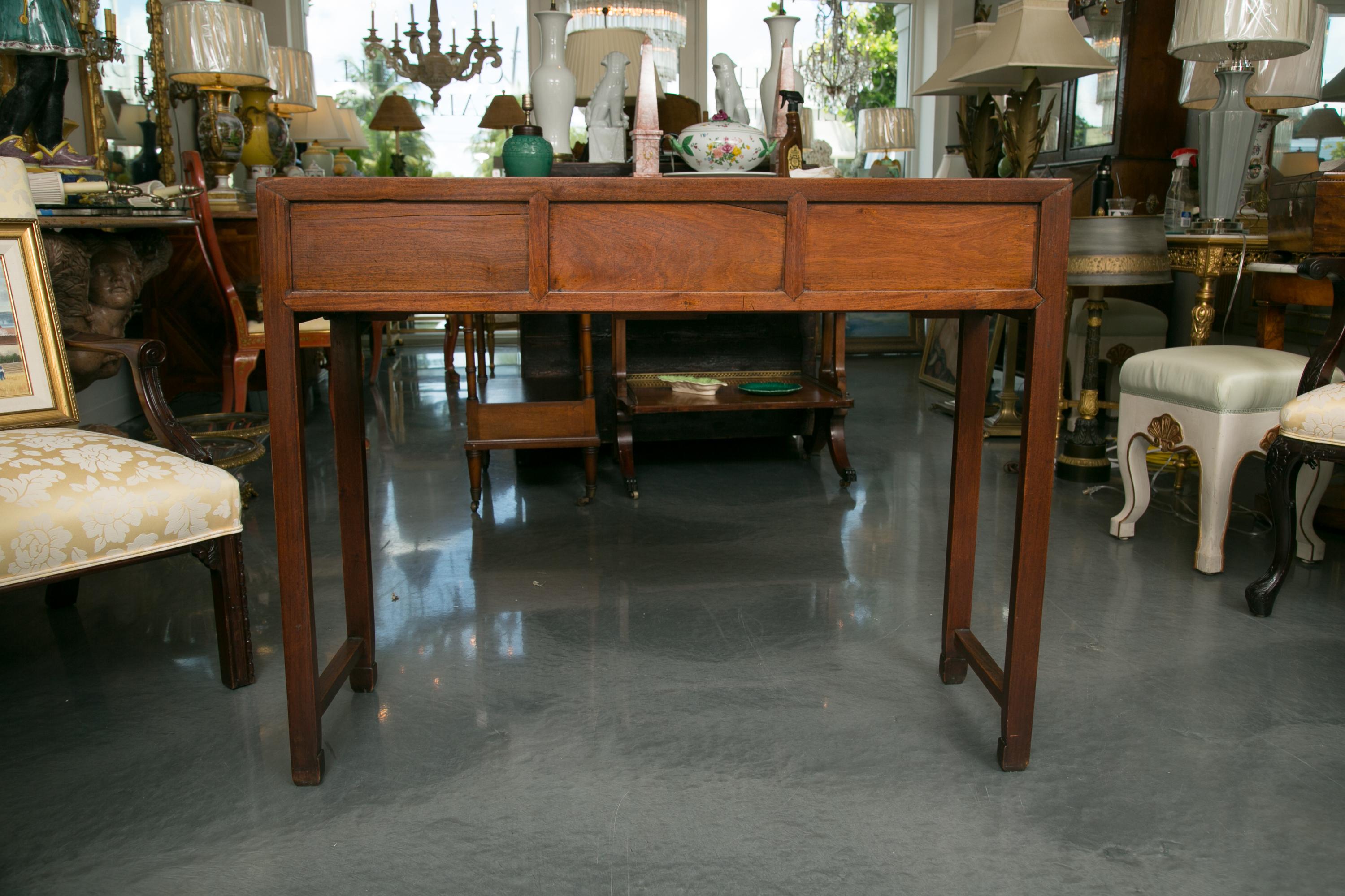 Chinese Rectangular Console Table Server Sofa Table In Good Condition In WEST PALM BEACH, FL