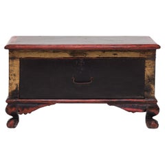 Chinese Red and Gold Shrine Chest, c. 1850