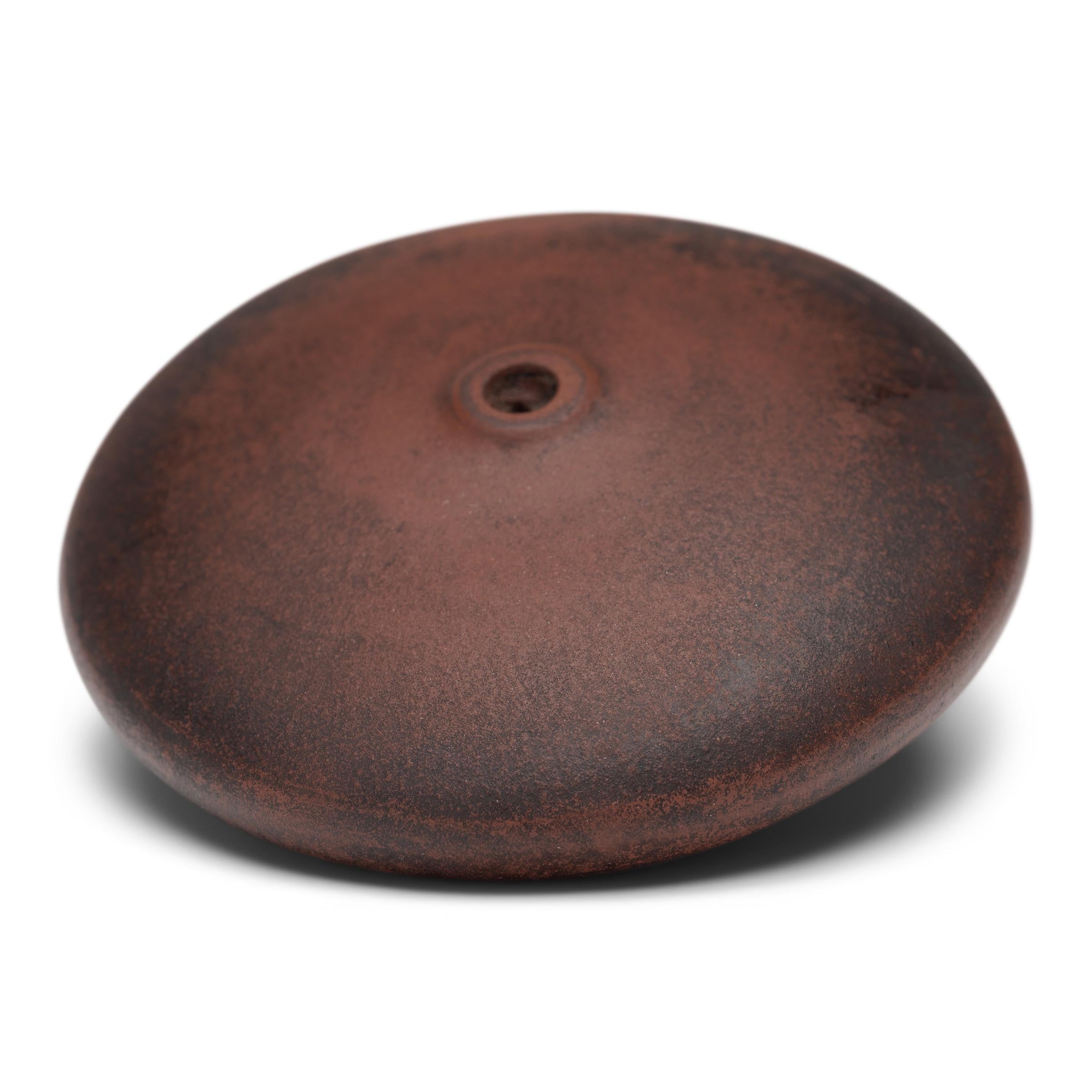 Qing Chinese Red Clay Opium Pipe Bowl, c. 1850