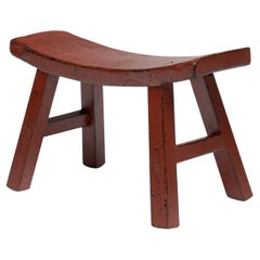 Chinese Red Crackle Headrest