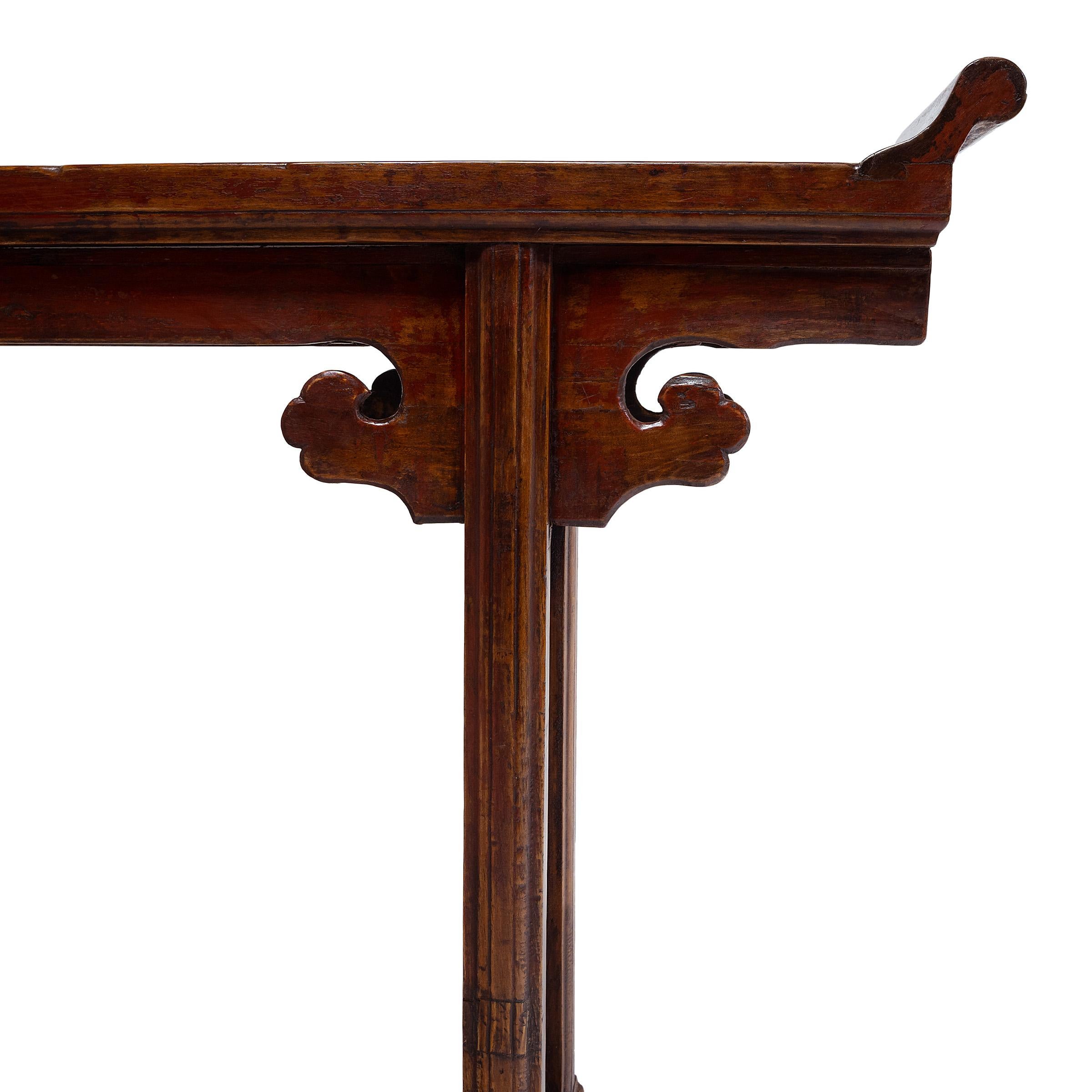 Chinese Red Lacquer Altar Table, c. 1850 1