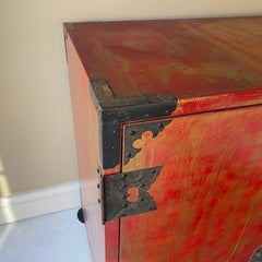 Chinese Red Lacquer Buffet/ Sideboard
