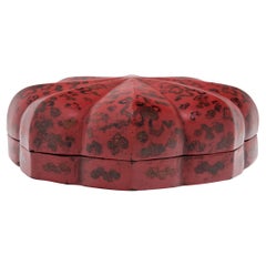 Chinese Red Lacquer Presentation Box, circa 1850