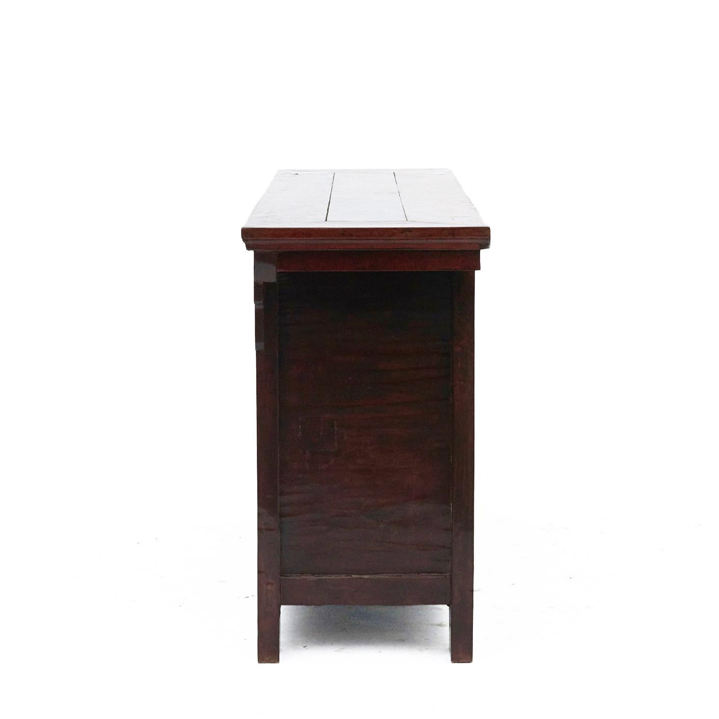 Chinese Red Lacquer Sideboard 2