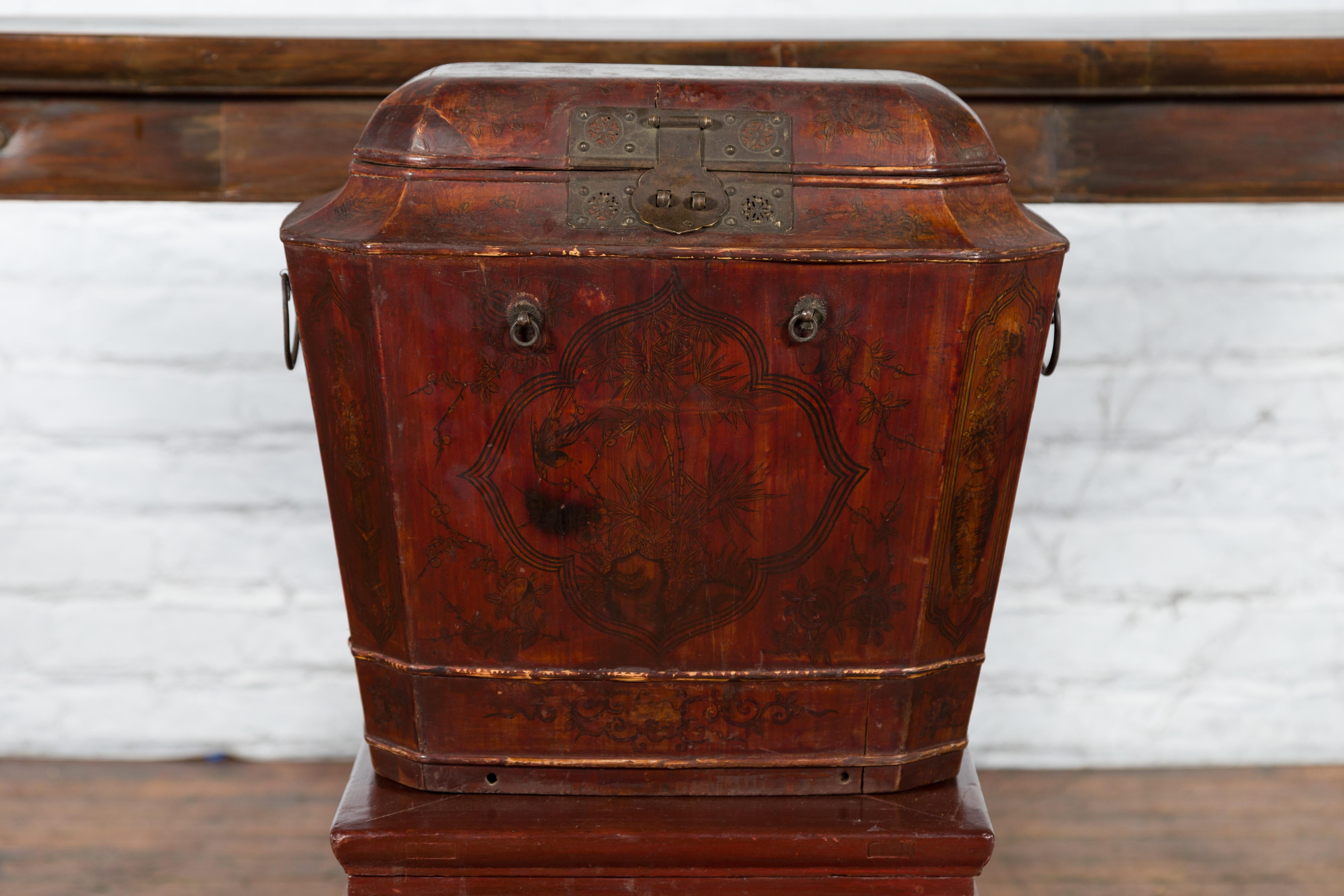 antique chinese wedding box