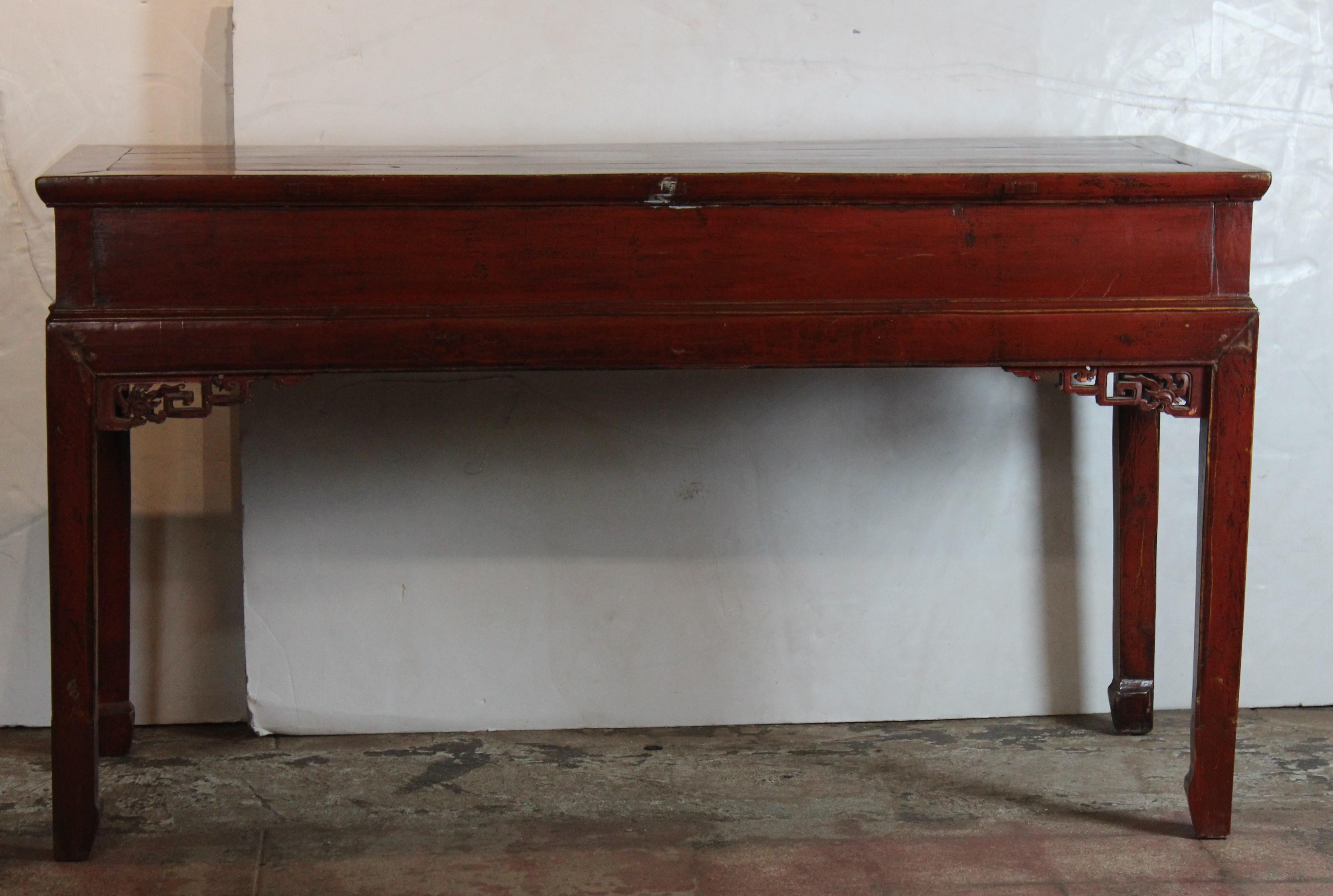 Chinese Red Sideboard 2