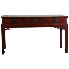 Chinese Red Sideboard