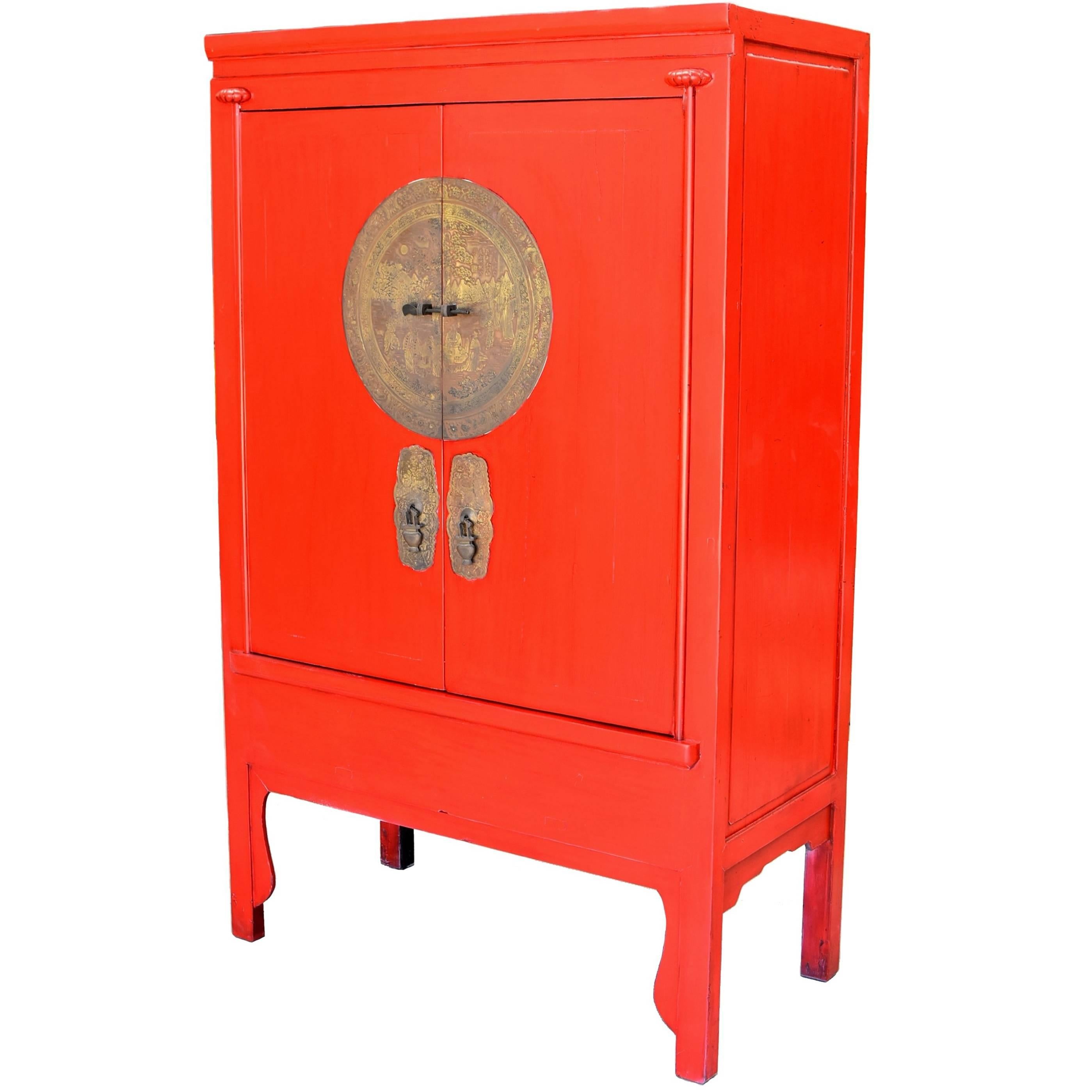 Chinese Red Wedding Cabinet