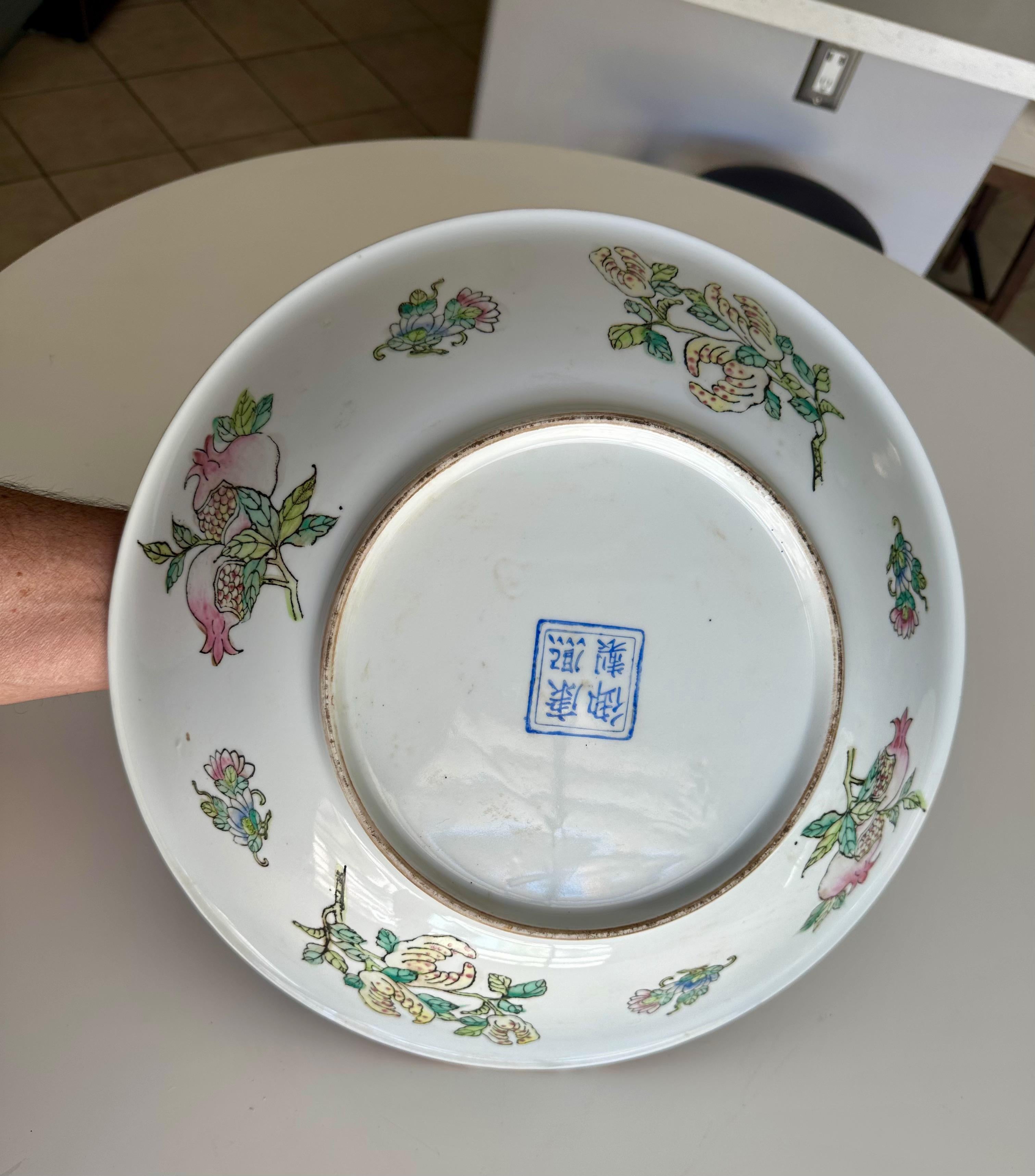 Chinese Republic Porcelain Charger 2