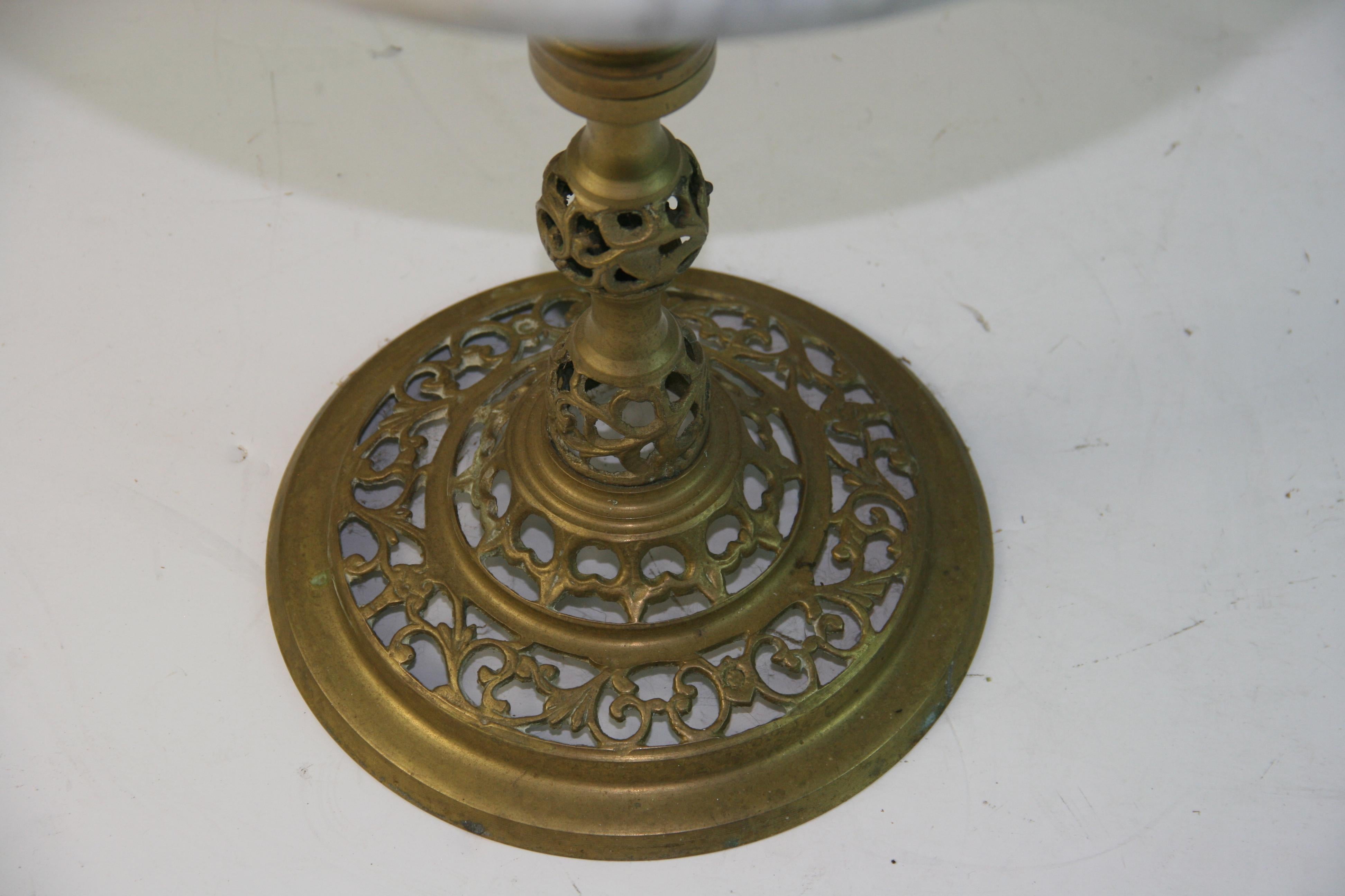 Chinese Reticulated Brass Marble -Top Drinks Table 4
