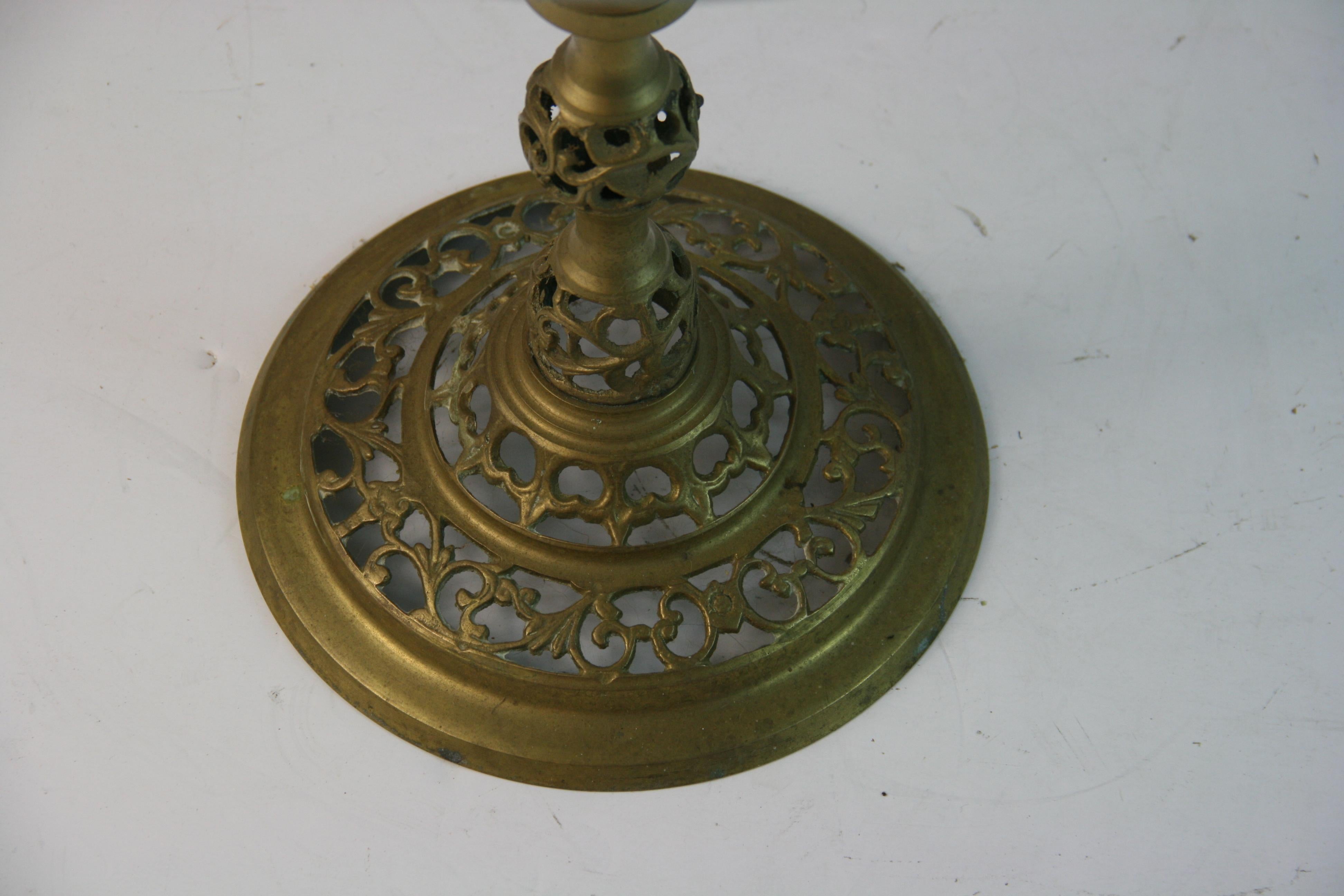 Chinese Reticulated Brass Marble -Top Drinks Table 5
