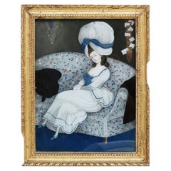 Chinese reverse glasspainting, late 18th c