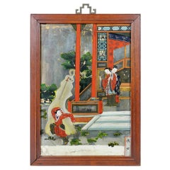 Chinese Reverse Painting on Glass