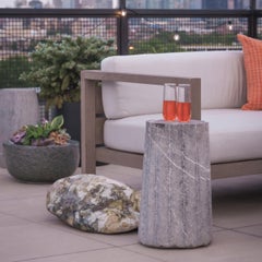 Chinese Ribbed Mill Stone, c. 1900