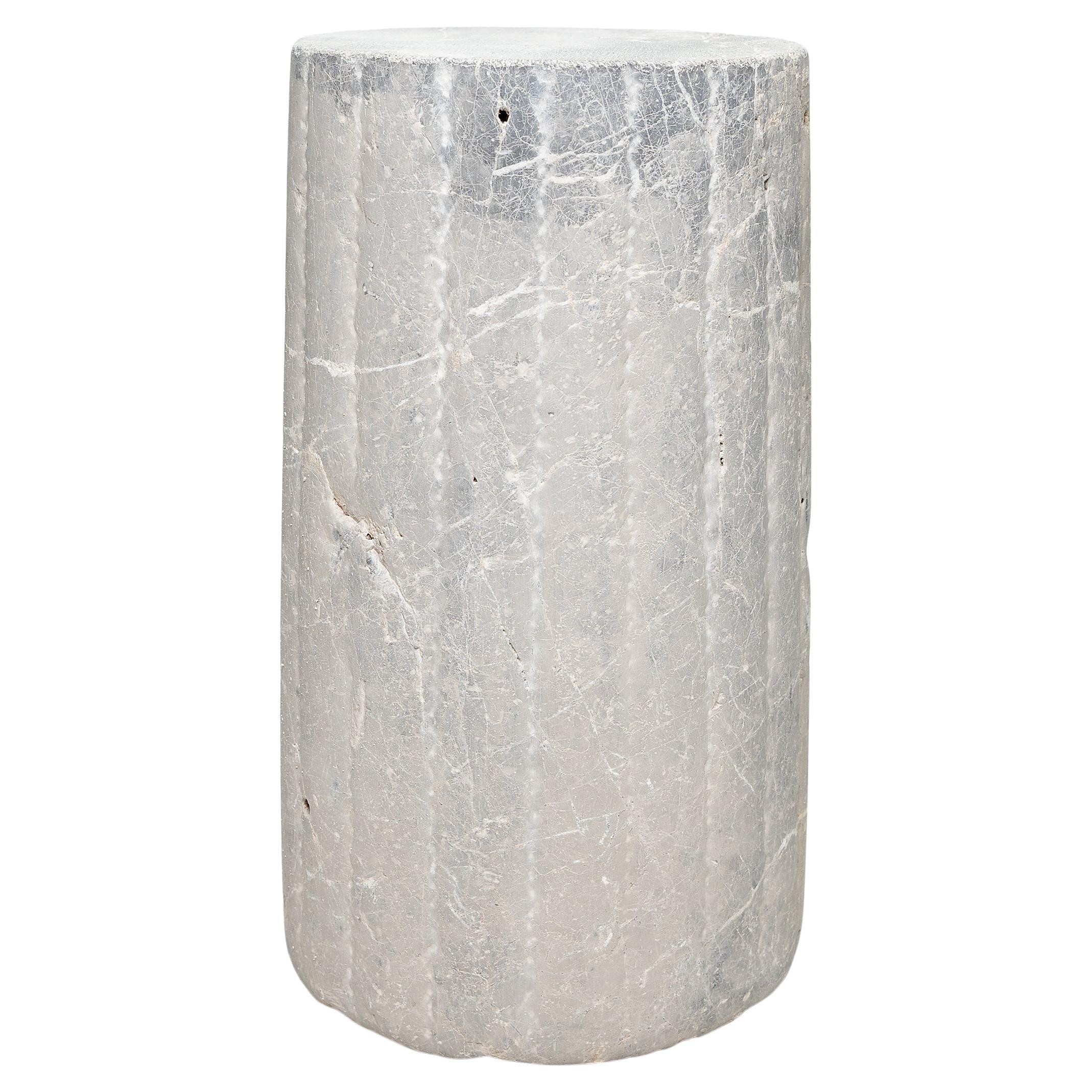 Chinese Ribbed Mill Stone, c. 1900 For Sale