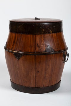 Chinese Rice Barrel with Lid, early 20th Century