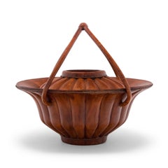 Chinese Ridged Carrying Box, c. 1900