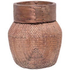 Chinese Rimmed Fisherman's Basket