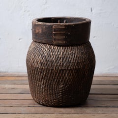 Chinesischer Flusskorb, um 1900