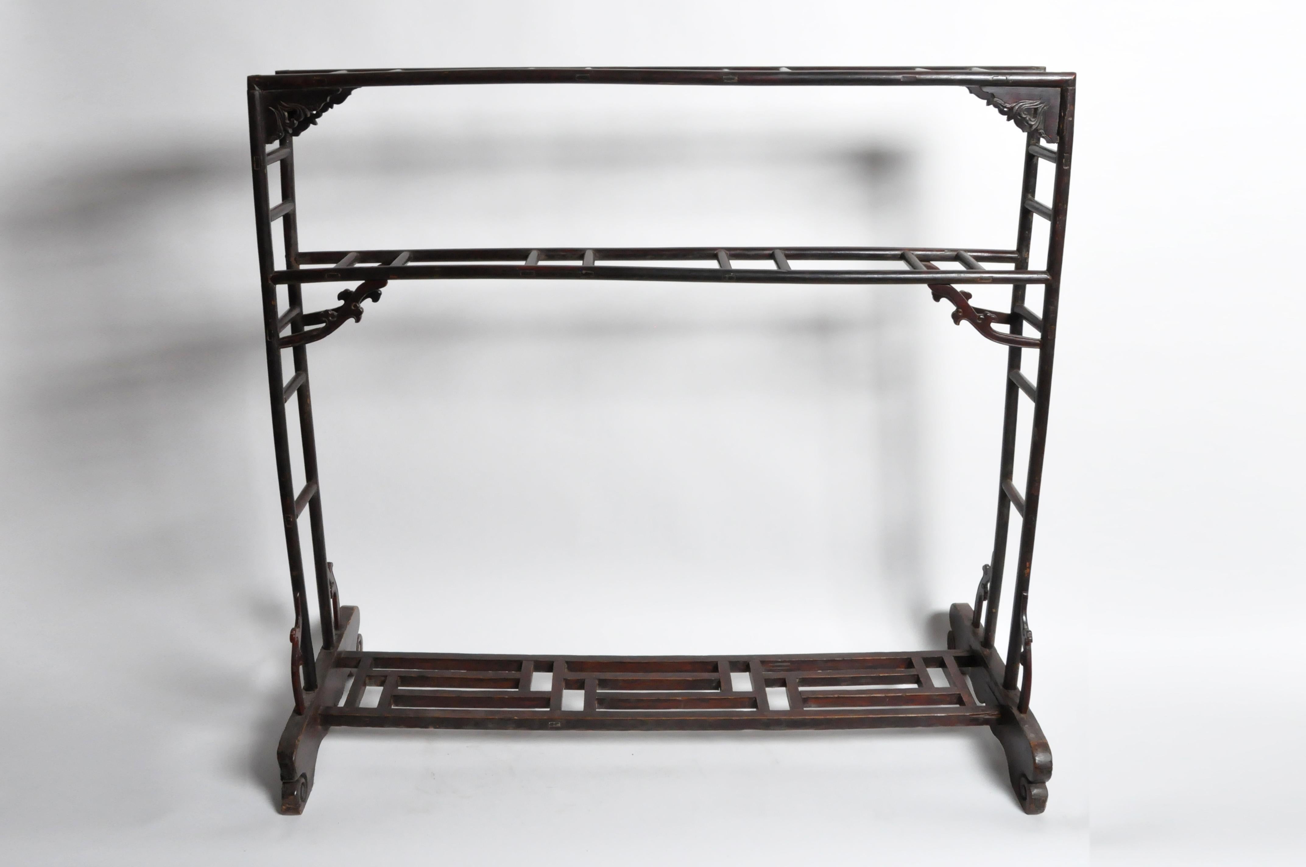 Lacquered Chinese Robe Rack