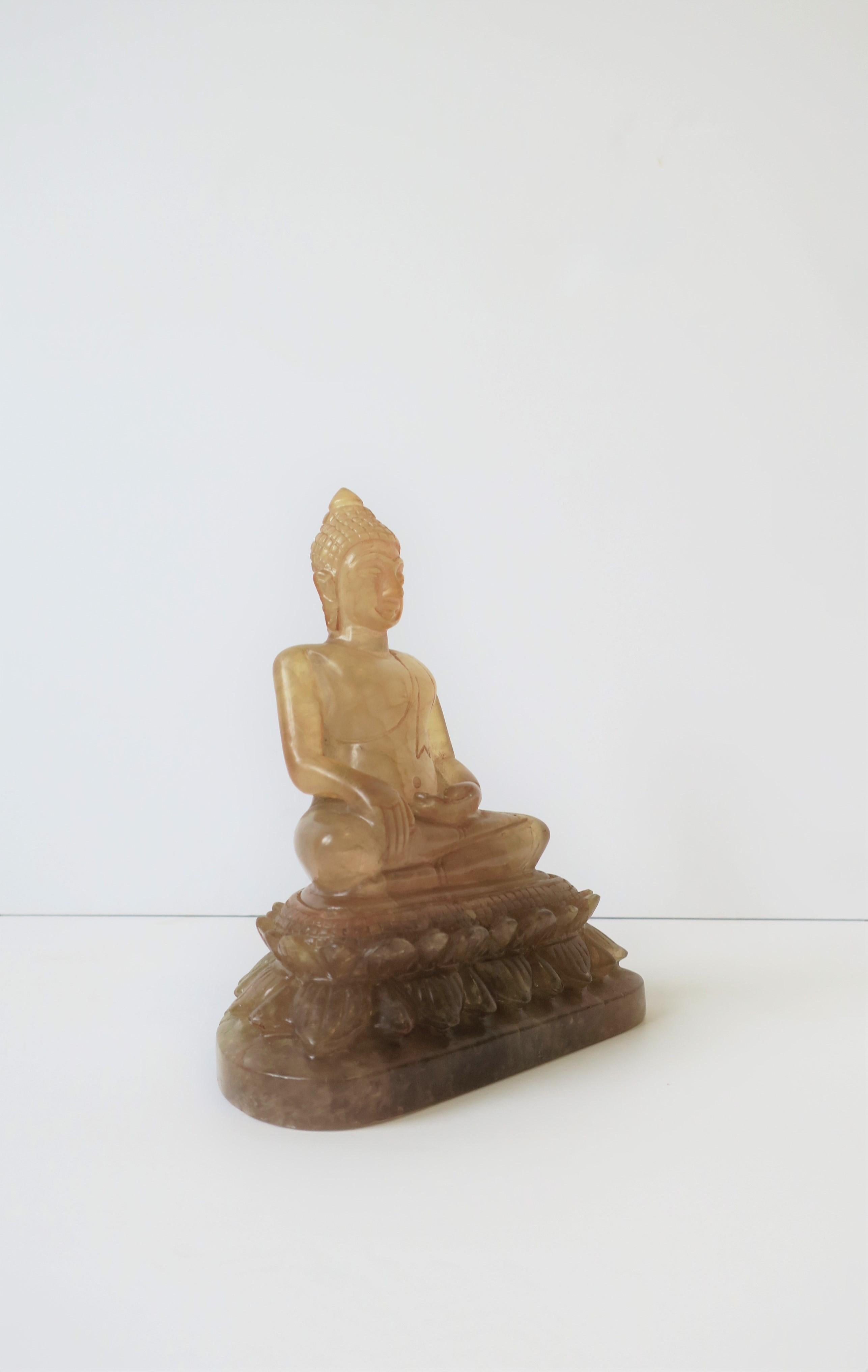 Rock Crystal Buddha Sculpture 5