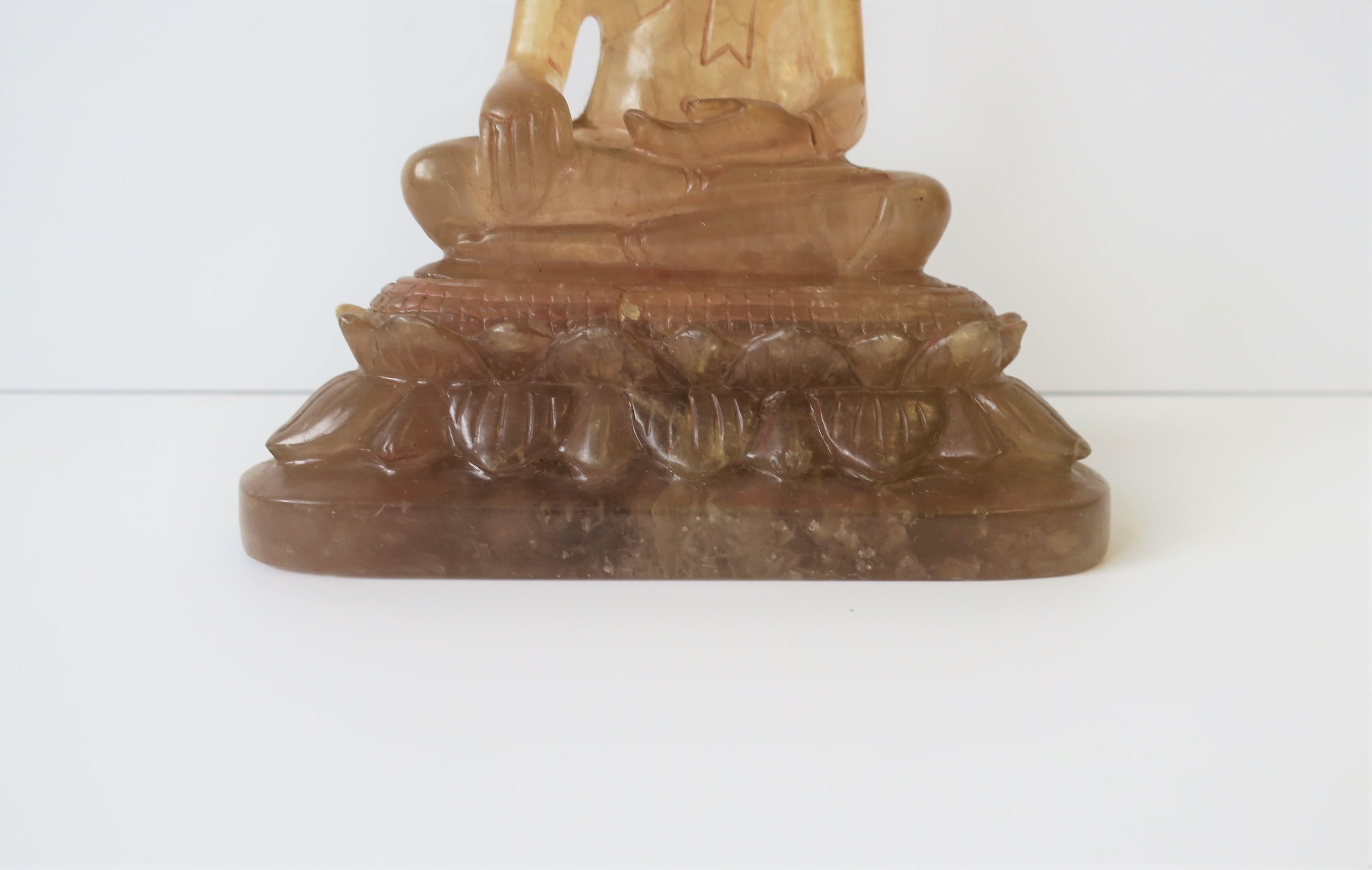 Rock Crystal Buddha Sculpture 7