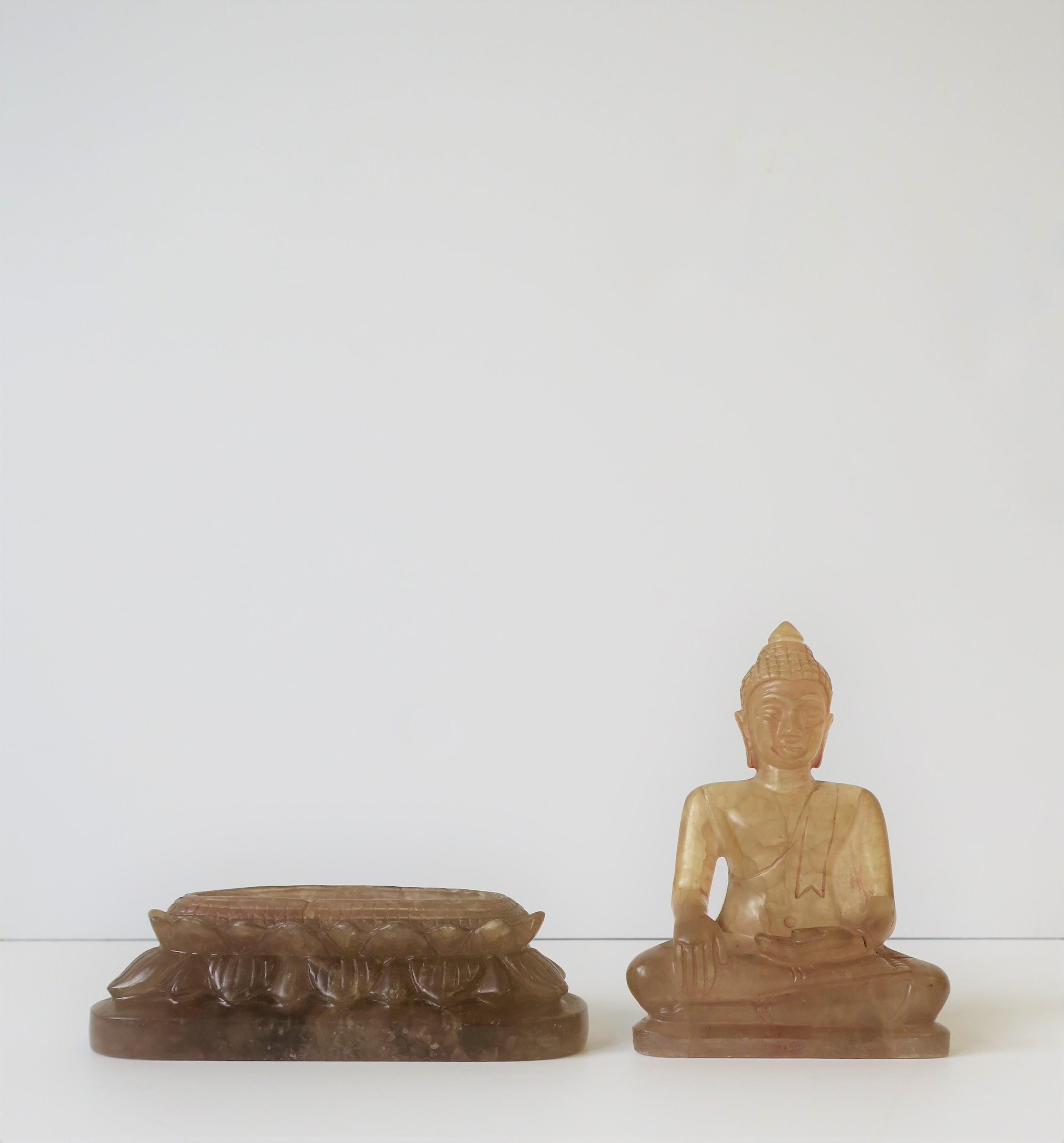 Rock Crystal Buddha Sculpture 8