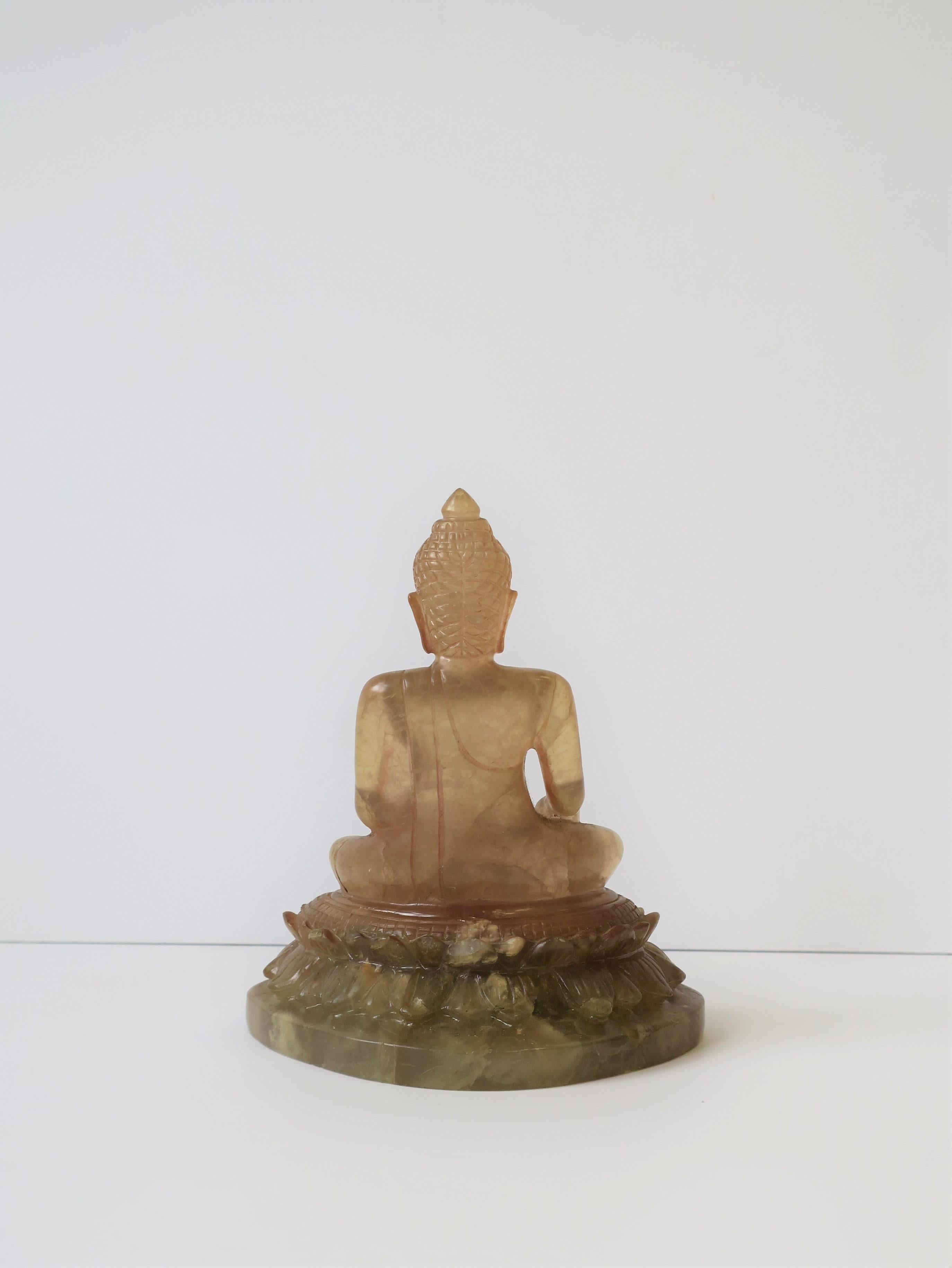 Rock Crystal Buddha Sculpture 3
