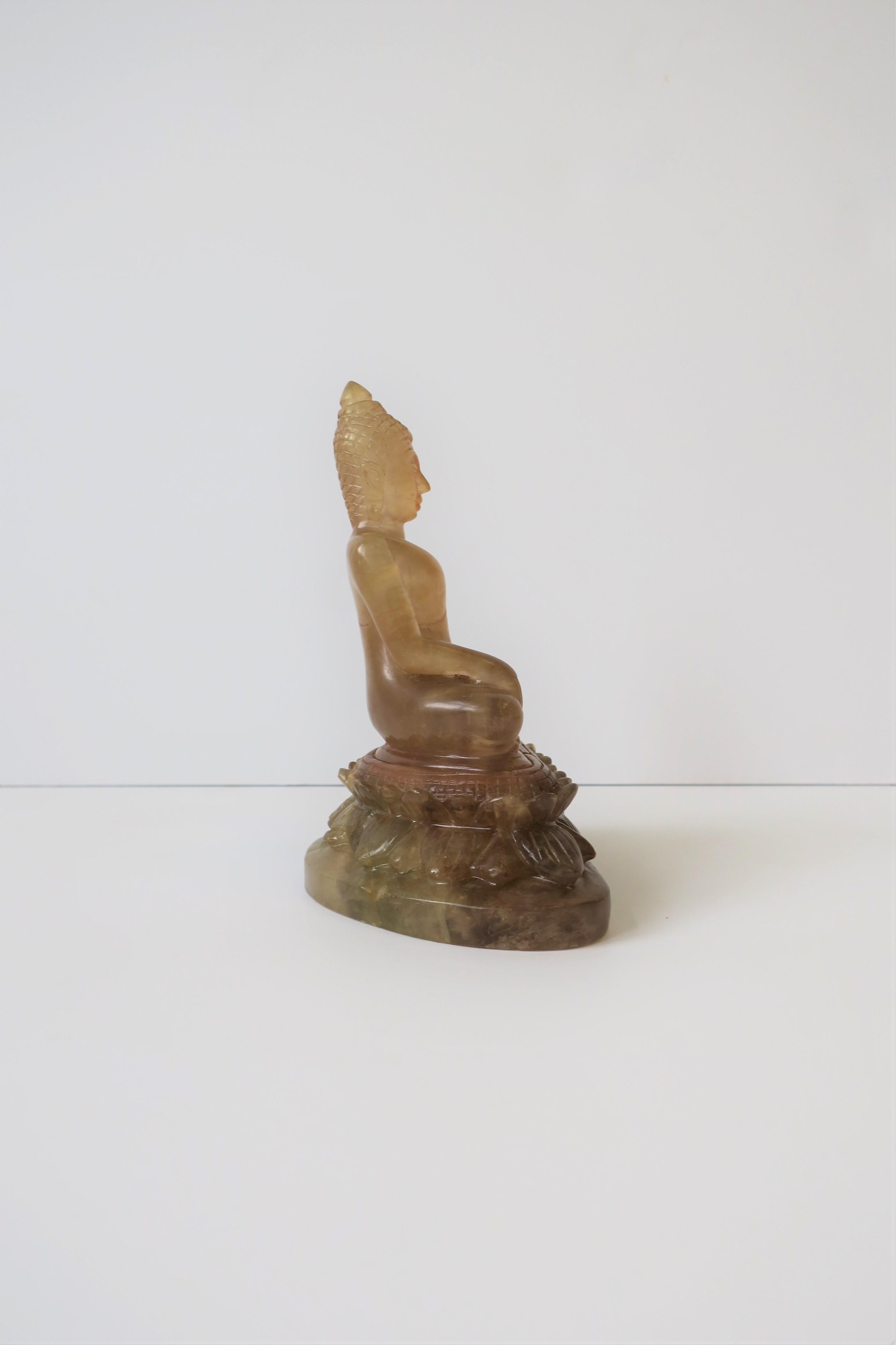 Rock Crystal Buddha Sculpture 4