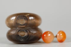 Chinese rock crystal double snuff bottle, 19th c.