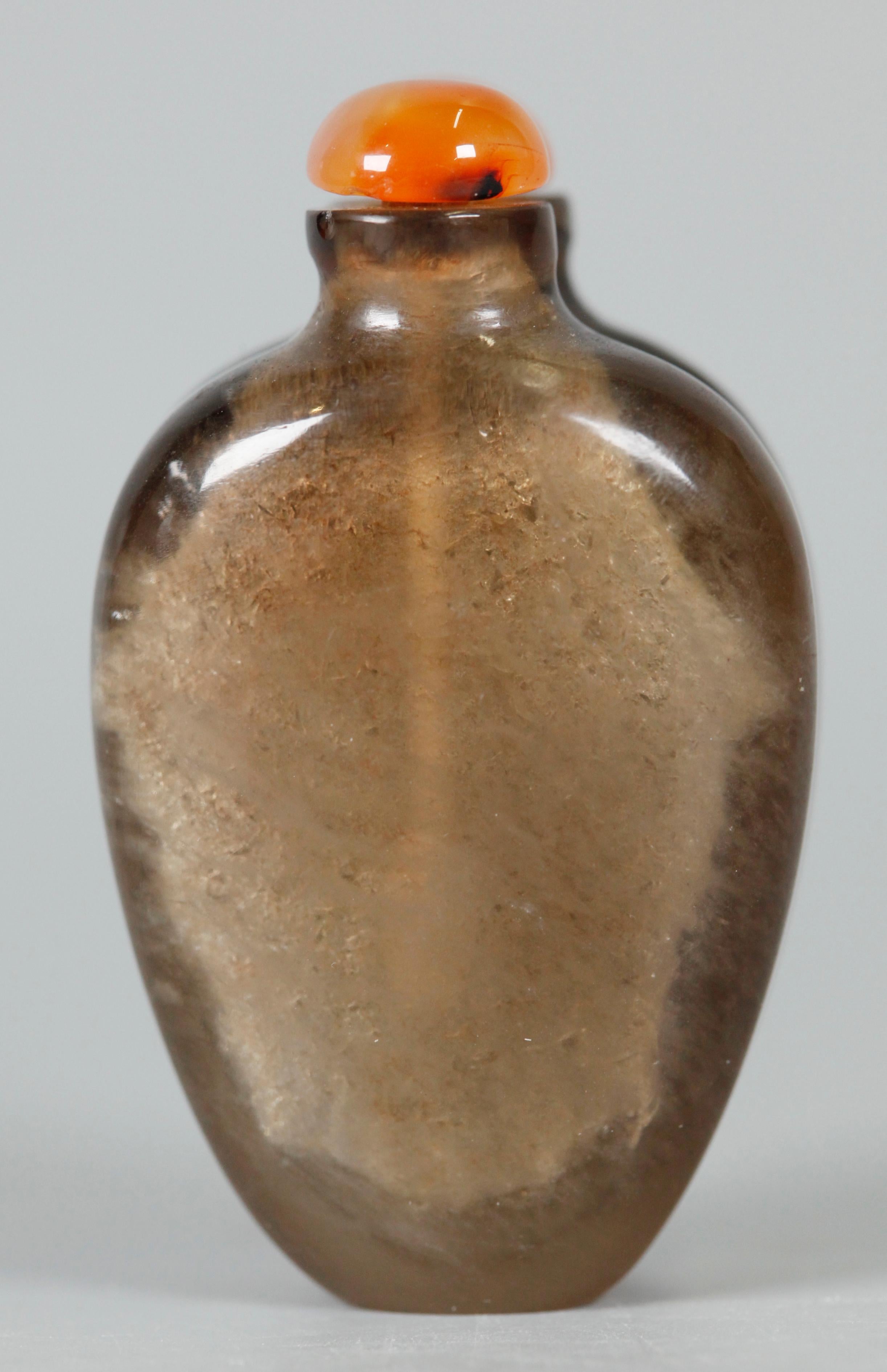 Chinese rock crystal double snuff bottle, 19th c. For Sale 1