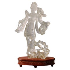Chinese rock crystal female immortal