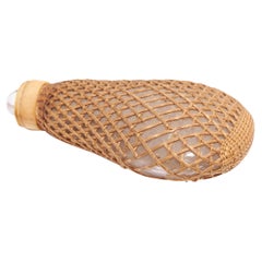 Chinese Rock Crystal Snuff Bottle with Woven Exterior, c. 1900