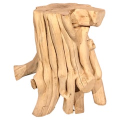 Chinese Root Wood Side Table/Pedestal