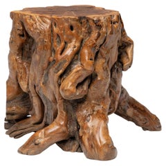 Chinese Rootwood Side Table