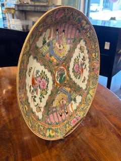 Chinese Rose Medallion Charger