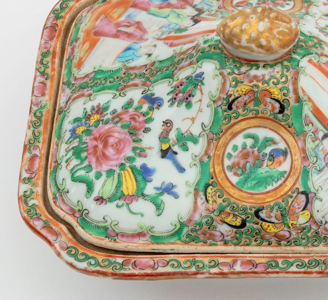Chinese Rose Medallion Porcelain Articles, 4 im Angebot 3