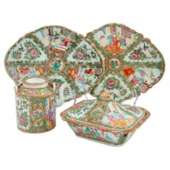 Chinese Rose Medallion Porcelain Articles, 4