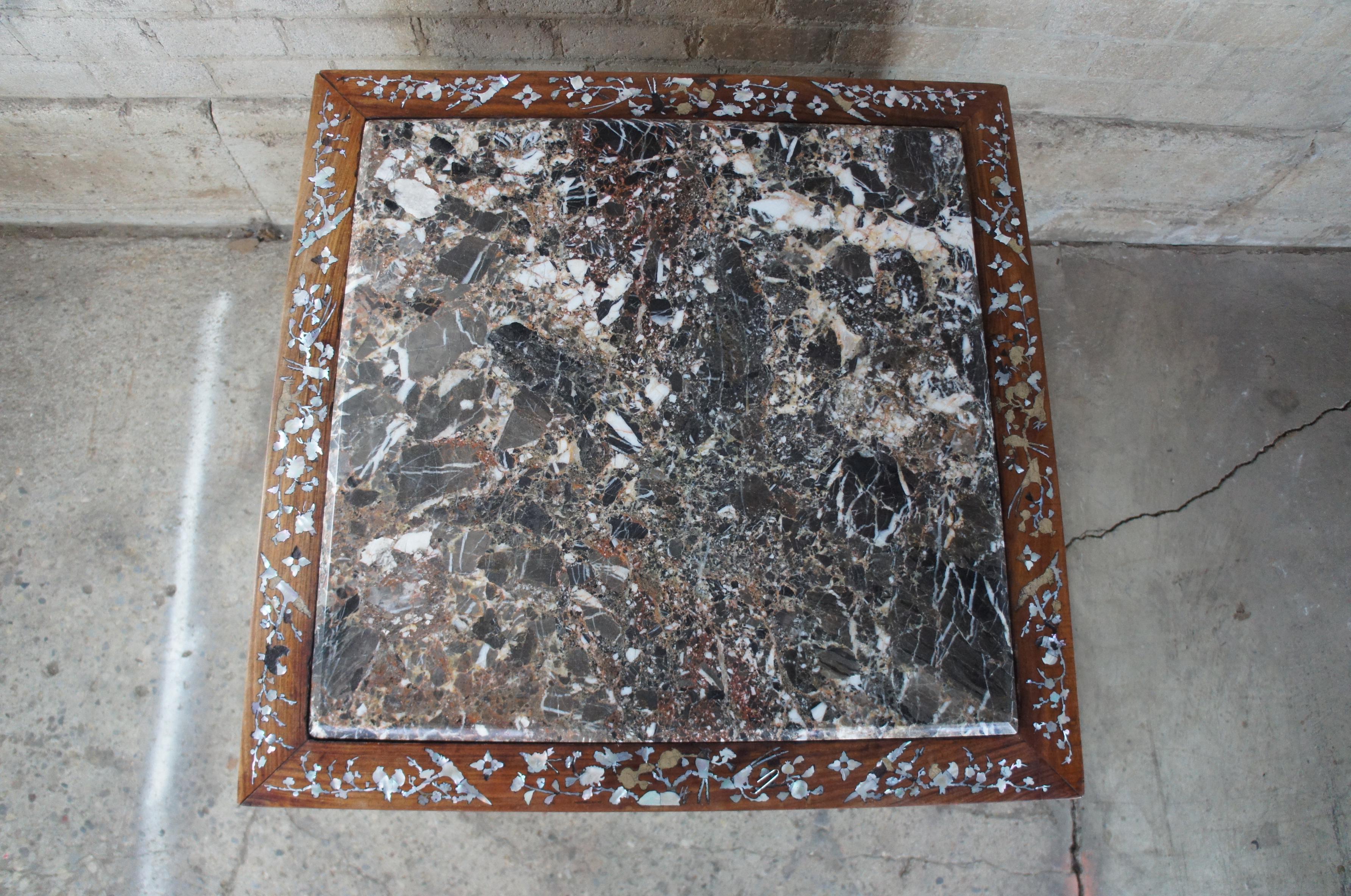 mother of pearl inlaid table