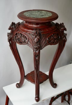Chinese Rosewood Country House Pedestal